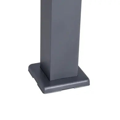 Pergola Bioclimatique Autoportante Aluminium Acier 6x3m Anthracite