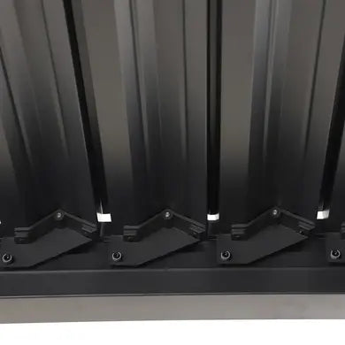 OOGarden Pergola Bioclimatique Autoportante Acier 3x3 m Anthracite