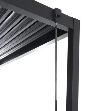OOGarden Pergola Bioclimatique Autoportante Acier 3x3 m Anthracite
