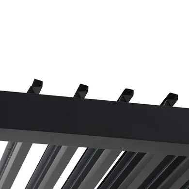 OOGarden Pergola Bioclimatique Autoportante Acier 3x3 m Anthracite