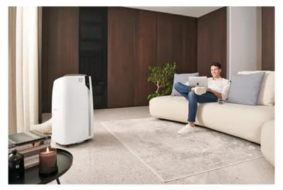 De’Longhi PAC EX93 Climatiseur Portatif 2,5 kW Blanc