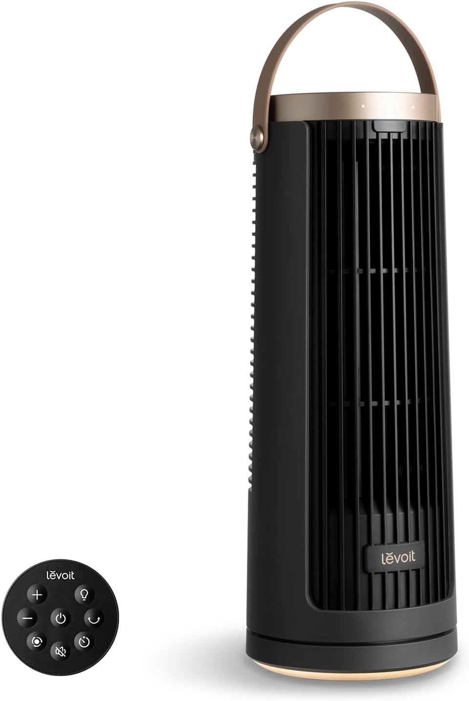 Levoit Column Fan 20dB Quiet, 7.9m/s DC Motor, LTF-F362-WEU | 26W, Oscillating 90° with 12 Speed, 12 Hour Timer, 4 Modes, LED Cooling Display with Remote Control, White