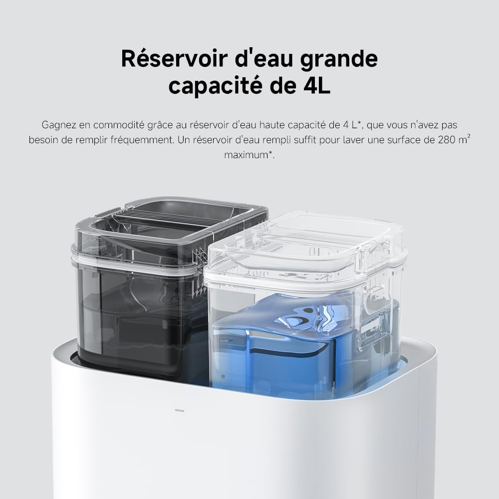Xiaomi X20+ Aspirateur Robot Laveur 6000 Pa Navigation LDS Auto-nettoyage Séchage Vidage Automatique