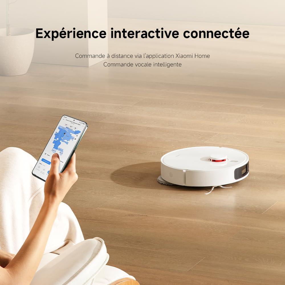 Xiaomi X20+ Aspirateur Robot Laveur 6000 Pa Navigation LDS Auto-nettoyage Séchage Vidage Automatique
