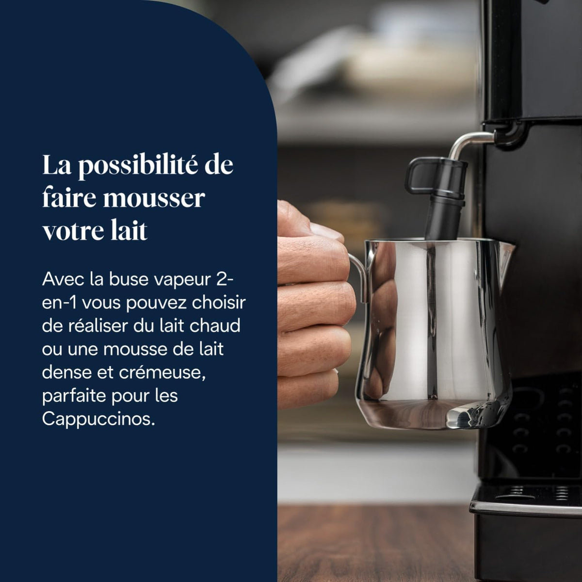 De’Longhi Magnifica S Machine Expresso Broyeur Mousseur Lait Manuel Noir ECAM11.112.B