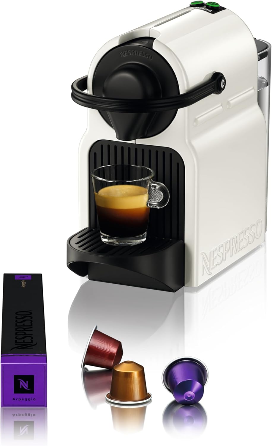 Nespresso Krups Inissia Machine à Café Capsules 19 Bars Compacte Blanche YY1530FD