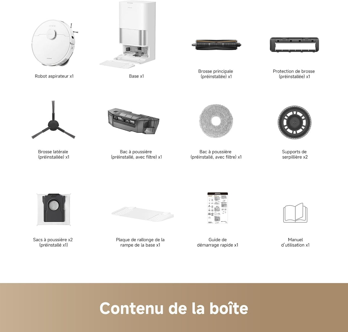 DREAME L40 Ultra A Robot Vacuum Cleaner and Washer with Automatic Dust Dump and Dual Tangle Free System, 24,000 Pa Suction, 10.5mm Mop Lift, Multi-Function Base, Nett
