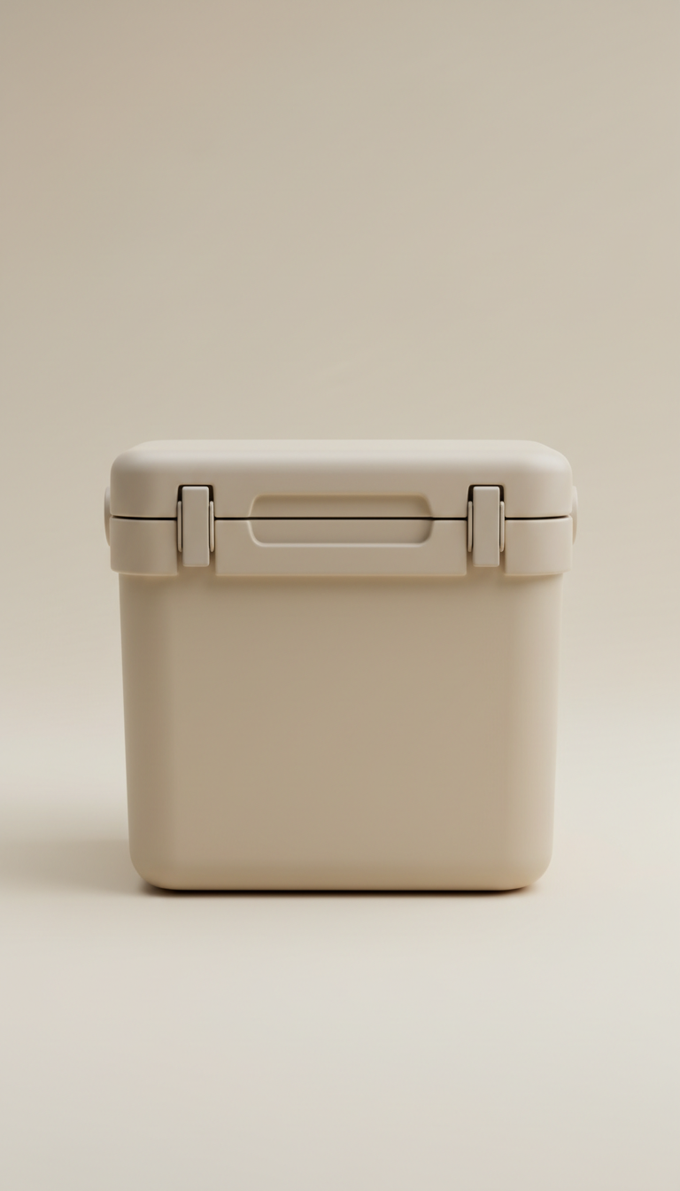 Champagne Beige Portable Cooler