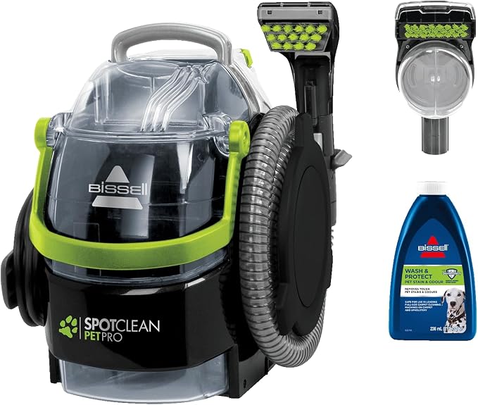 Bissell SpotClean Pet Pro Shampouineuse Canapé 750 W 2,8 L Vert/Noir
