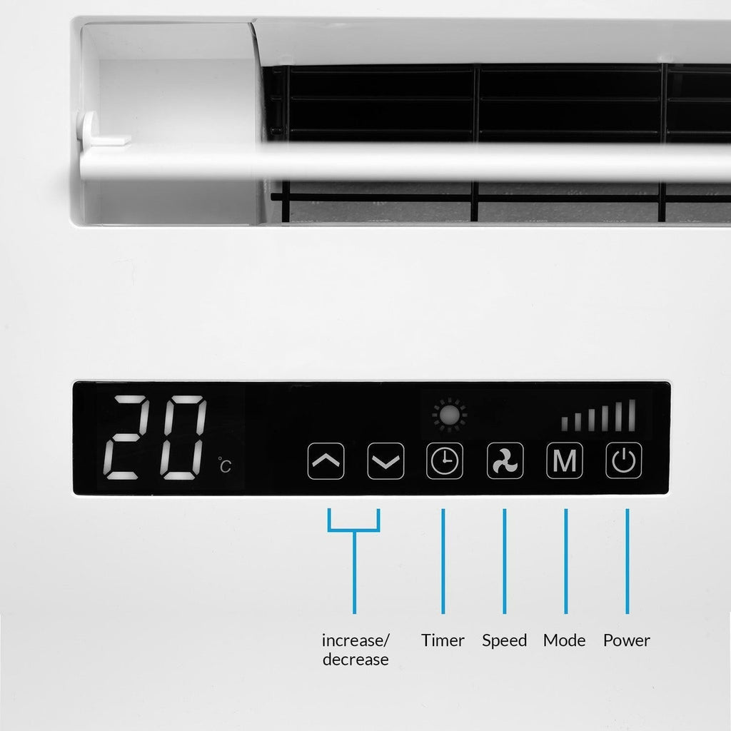 electriQ Climatiseur Intelligent 10 000 BTU Pompe à Chaleur iQool-SMART12HP
