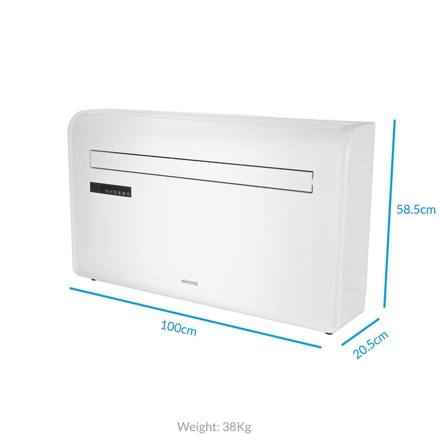 electriQ Climatiseur Intelligent 10 000 BTU Pompe à Chaleur iQool-SMART12HP
