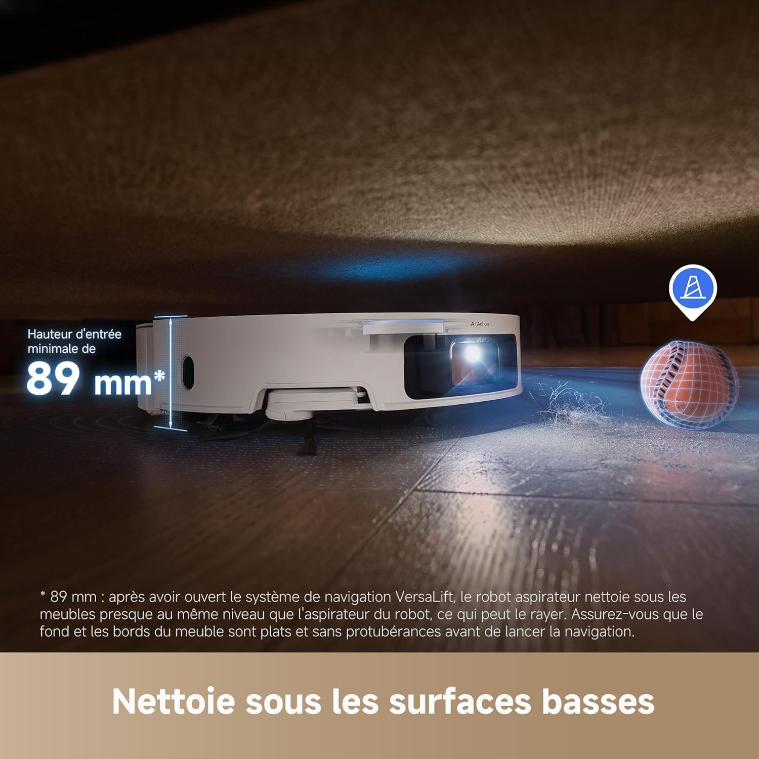Dreame X50 Ultra Complete Robot Aspirateur Laveur 20 000 Pa Station Tout-en-1
