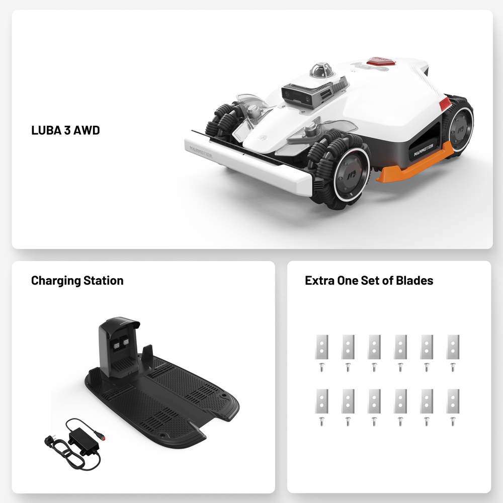 MAMMOTION LUBA 3 AWD Tondeuse Robot Sans Fil