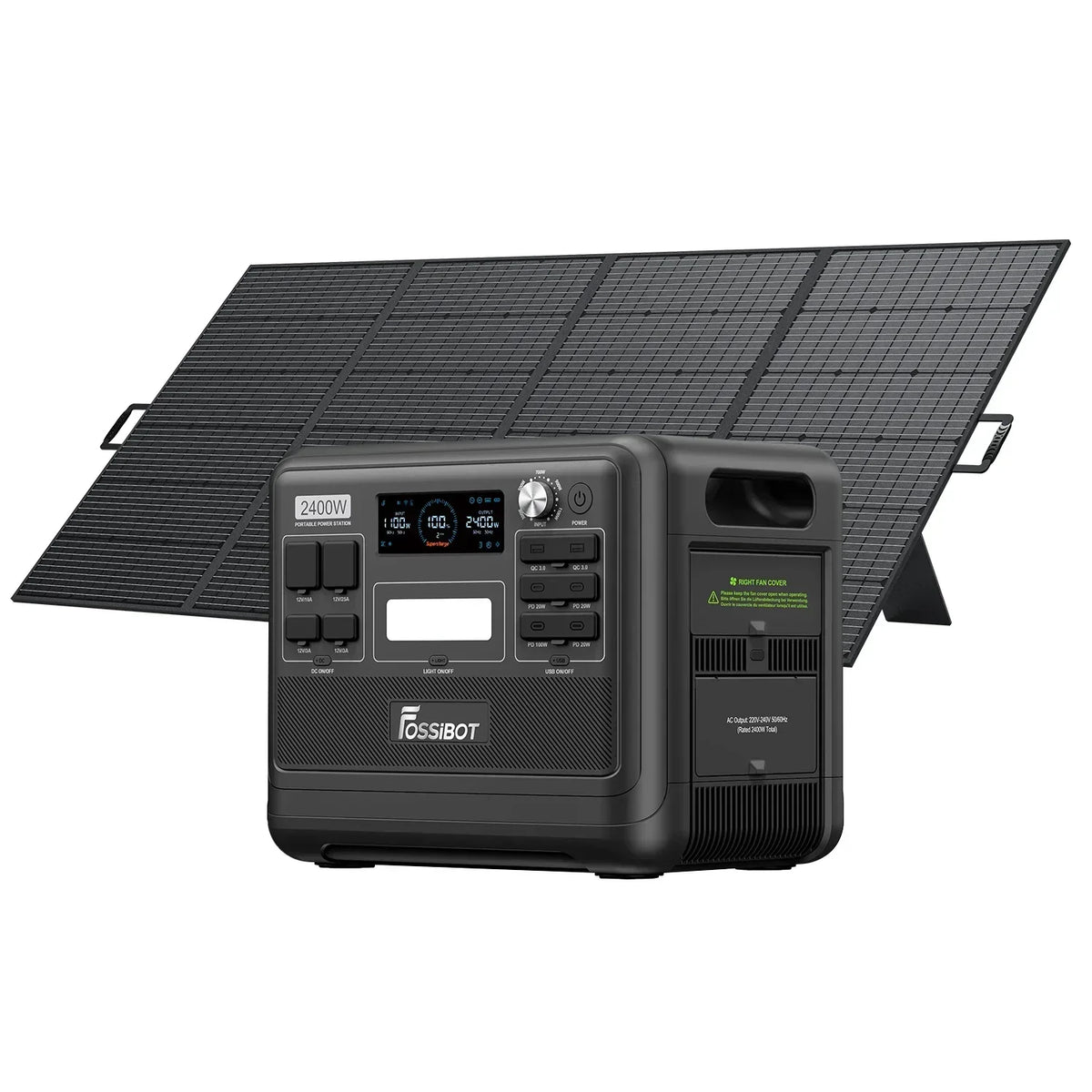 FOSSiBOT F2400 Station Électrique Portable 2048 Wh 2400 W