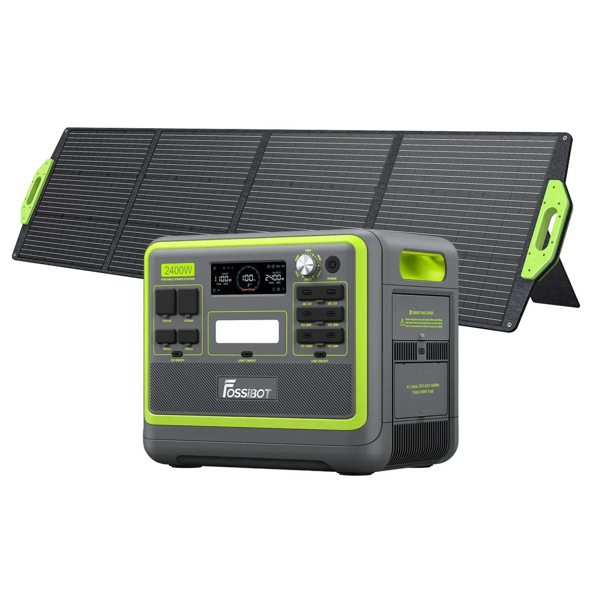 FOSSiBOT F2400 Station Électrique Portable 2048 Wh 2400 W