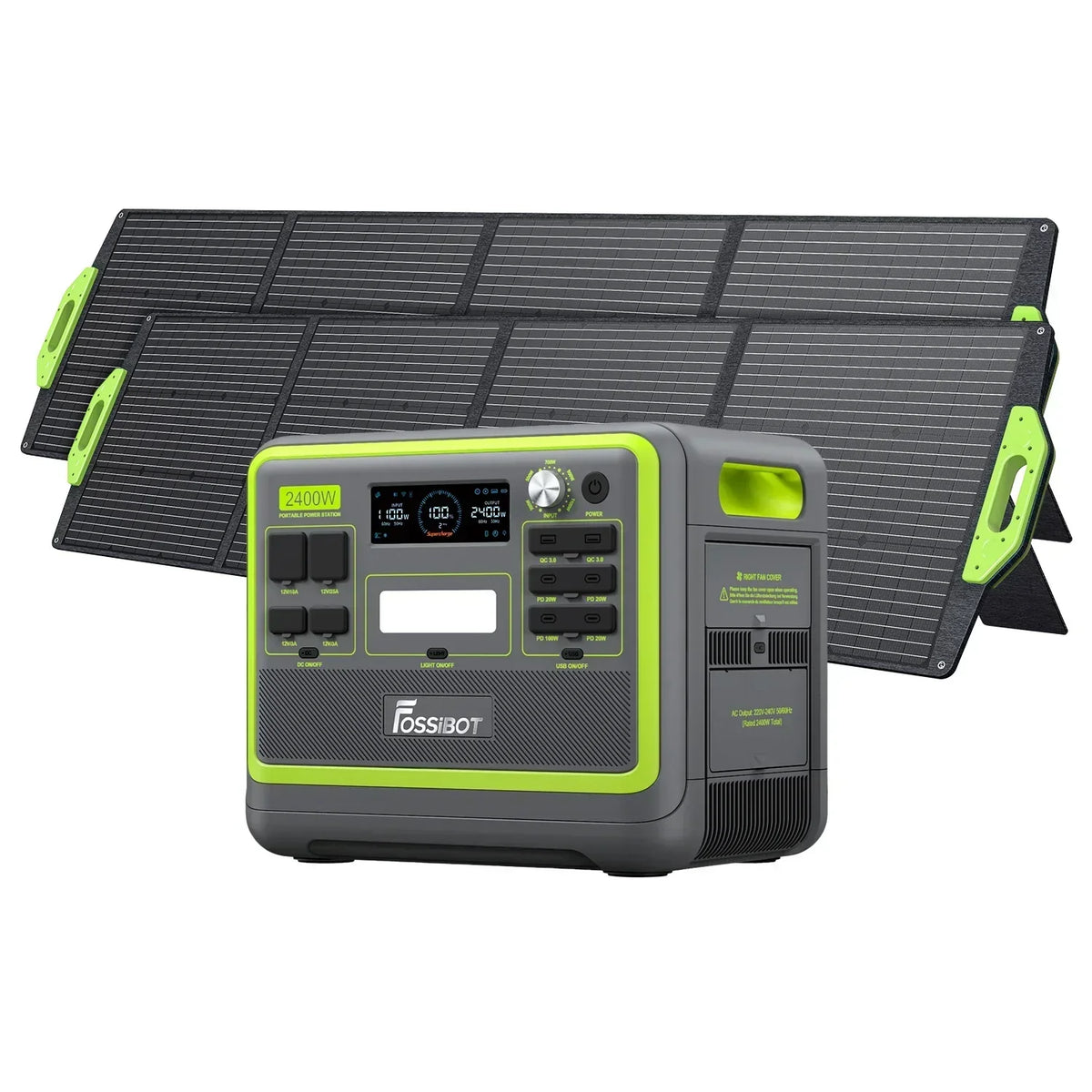FOSSiBOT F2400 Station Électrique Portable 2048 Wh 2400 W