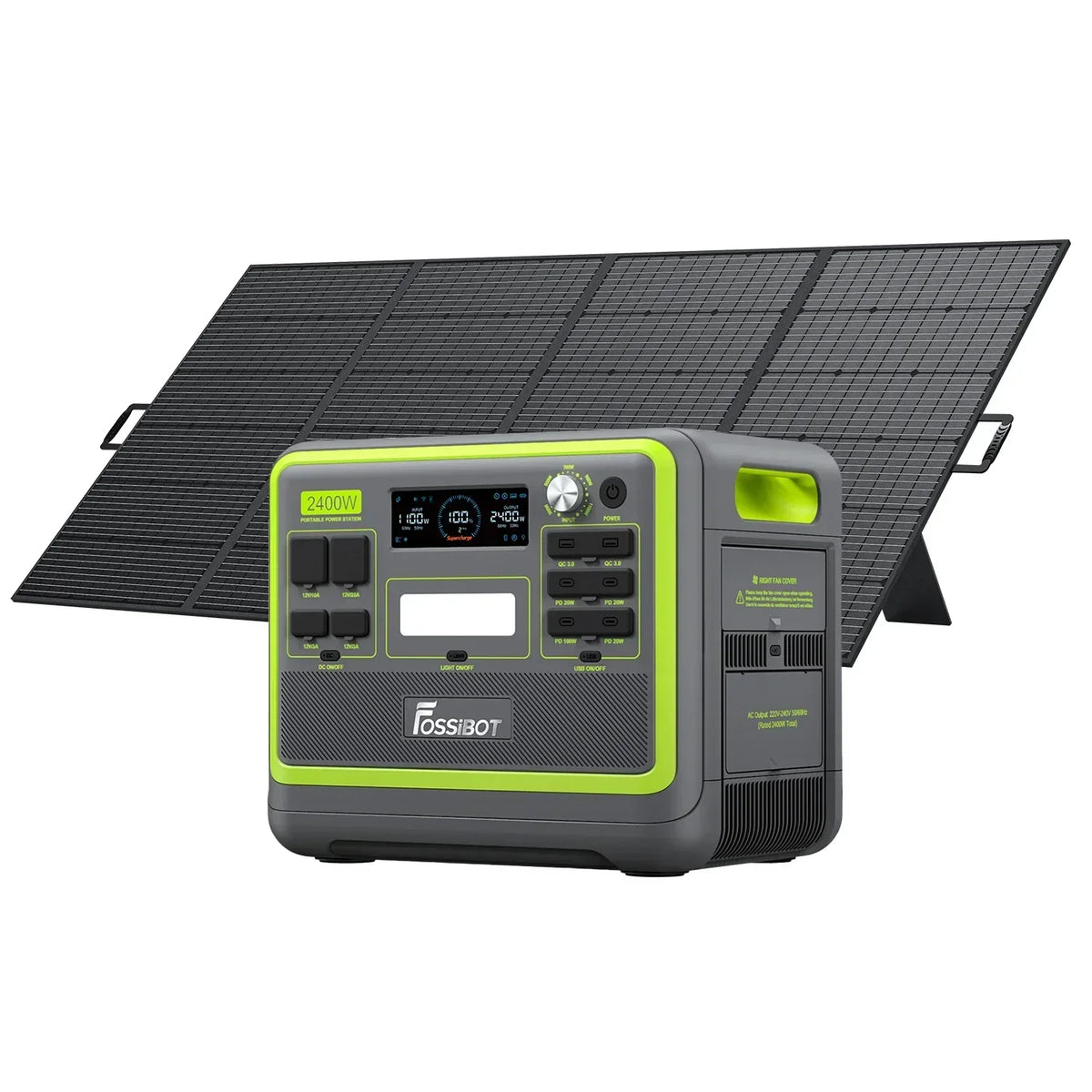 FOSSiBOT F2400 Station Électrique Portable 2048 Wh 2400 W