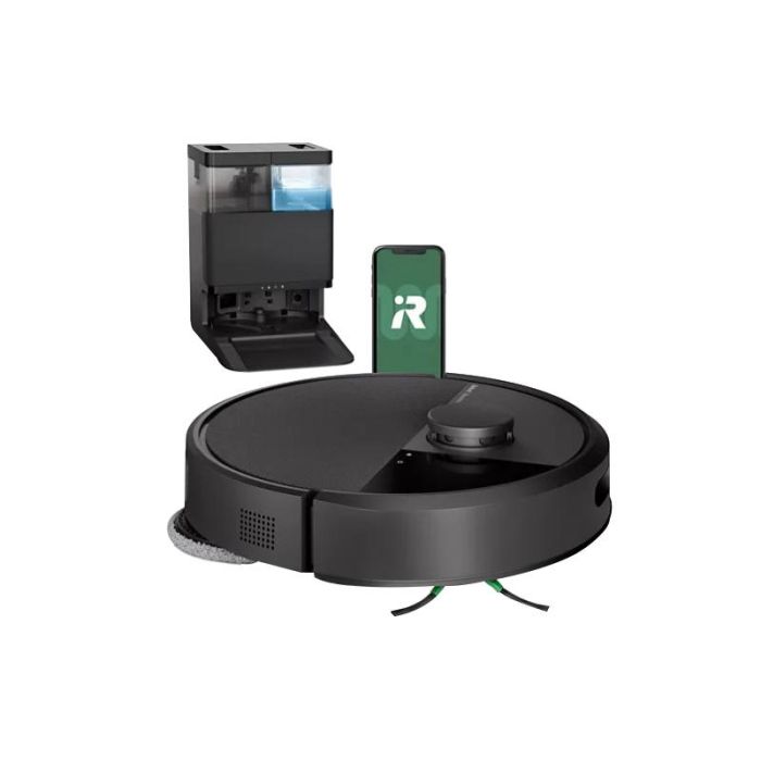 IROBOT Roomba Plus 405 Combo Aspirateur Robot Laveur Noir
