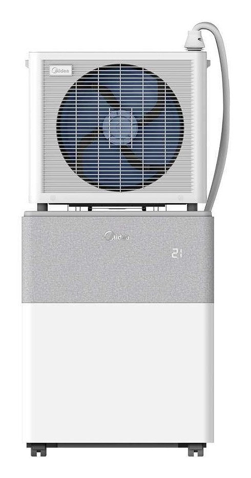 Midea 4048164116478 Climatiseur Split-Système Fenêtre 3500 W 12000 BTU/h Gris Blanc