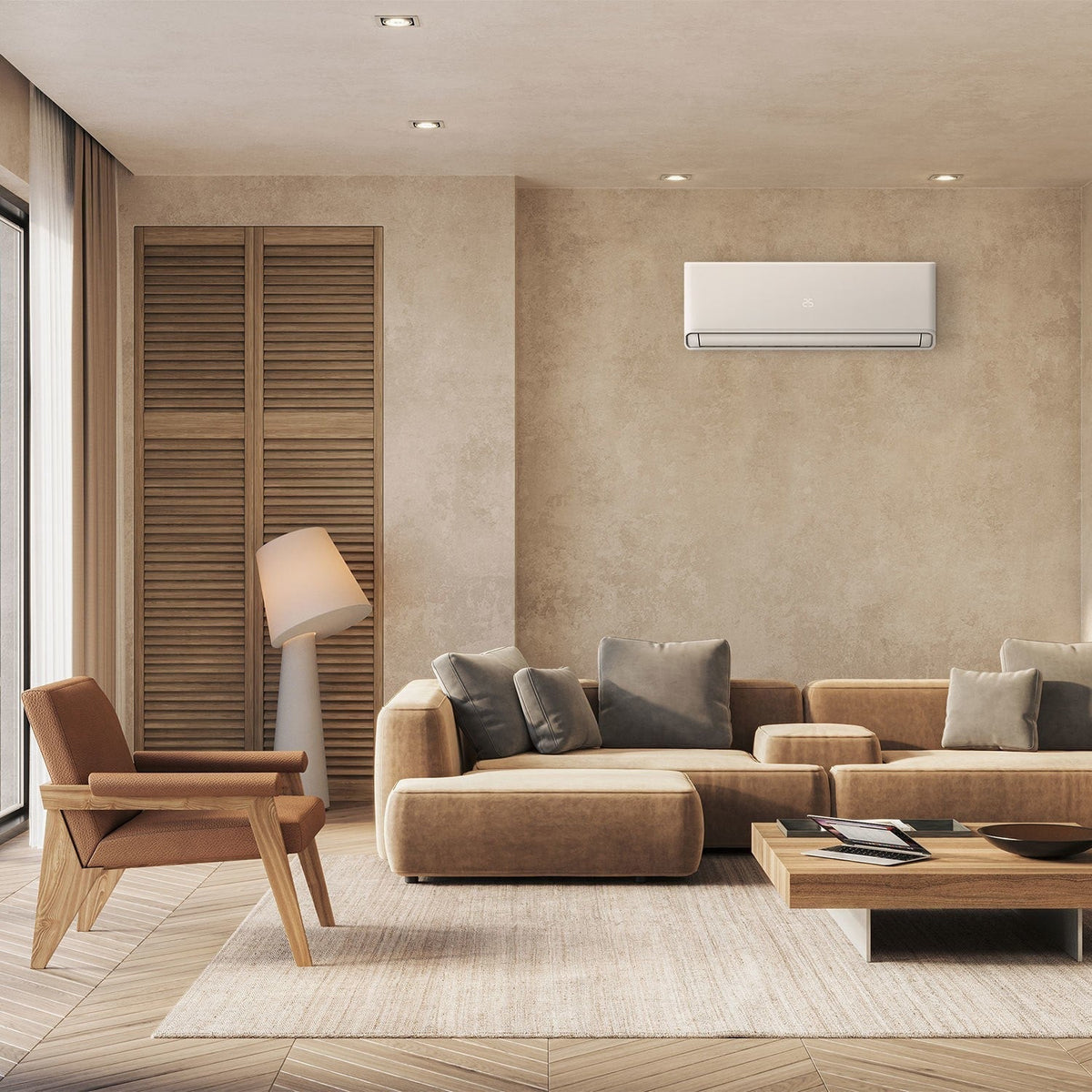 electriQ Climatiseur Split Easy-Fit 12000 BTU Pompe à Chaleur eIQ-12WMINV
