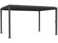 HABITAT ET JARDIN Howard Pergola Bioclimatique Autoportante 3x4m Gris